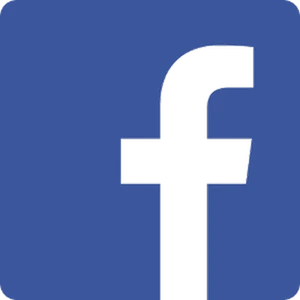 Logo Facebook sur fond transparent